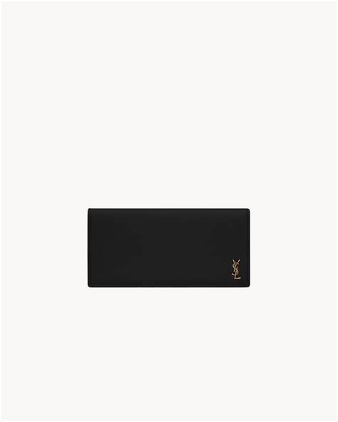 ysl tiny cassandre flat wallet in grained leather|Saint Laurent Tiny Cassandre Flat Wallet in Grained Leather.